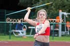 Girls under-15s javelin, Northern Under-17s/U-15s and U13s Champs, Leigh Sports Village, Leigh. Photo: David T. Hewitson/Sports for All Pics